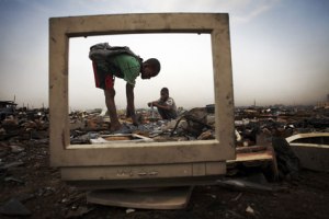 Desperdicios electrónicos en Ghana